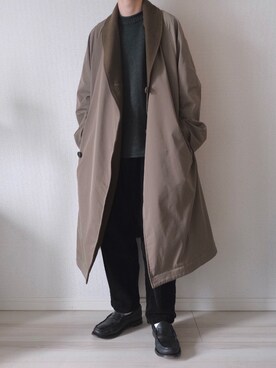 「MR.GENTLEMAN（ミスタージェントルマン）のアイテム（シューズ）」を使った、平(taira)さん（メンズ・167cm）の冬コーディネート