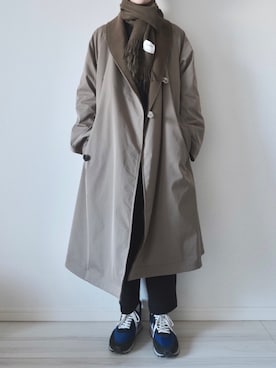 「sacai」｜「アイテム（その他アウター）」を使った、平(taira)さん（メンズ・167cm）の冬コーディネート