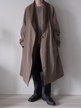 「MR.GENTLEMAN（ミスタージェントルマン）のアイテム（シューズ）」を使った、平(taira)さん（メンズ・167cm）の冬コーディネート