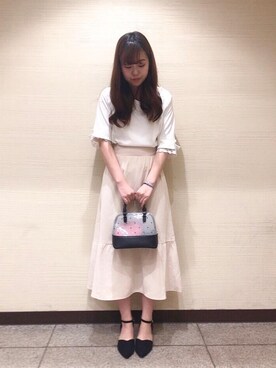 マジェスティックレゴン横浜ジョイナス店スタッフさん(レディース・157cm)の春コーディネート