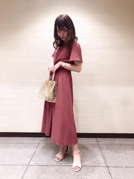 「amelier MAJESTIC LEGON（アメリエルマジェスティックレゴン）のアイテム」を使った、マジェスティックレゴン横浜ジョイナス店スタッフさん（レディース・160cm）の春コーディネート