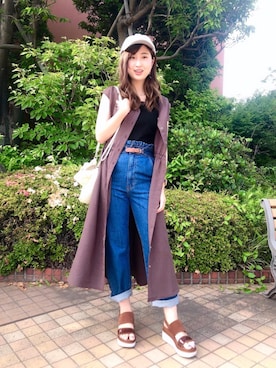 マジェスティックレゴン横浜ジョイナス店スタッフさん（レディース・162cm）の夏コーディネート