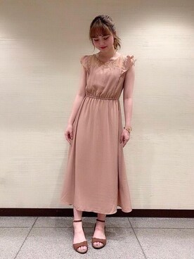 マジェスティックレゴン横浜ジョイナス店スタッフさん（レディース・160cm）の夏コーディネート