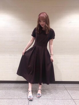 マジェスティックレゴン横浜ジョイナス店スタッフさん(レディース・160cm)の夏コーディネート