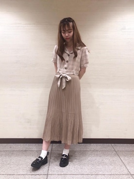 マジェスティックレゴン横浜ジョイナス店スタッフさん（レディース・157cm）の夏コーディネート