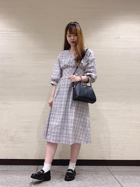 「新作」｜「アイテム（その他トップス）」を使った、マジェスティックレゴン横浜ジョイナス店スタッフさん（レディース・157cm）の夏コーディネート
