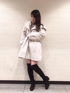 マジェスティックレゴン横浜ジョイナス店スタッフさん(レディース・160cm)の秋コーディネート