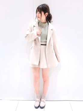 マジェスティックレゴン横浜ジョイナス店スタッフさん(レディース・160cm)の春コーディネート