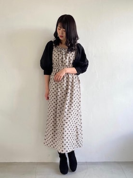 マジェスティックレゴン横浜ジョイナス店スタッフさん（レディース・160cm）の秋コーディネート