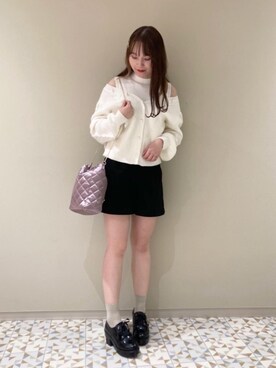 マジェスティックレゴン横浜ジョイナス店スタッフさん(レディース・161cm)の秋コーディネート