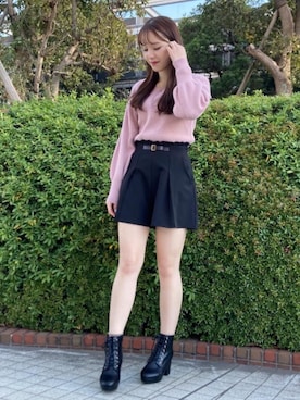 マジェスティックレゴン横浜ジョイナス店スタッフさん(レディース・161cm)の冬コーディネート