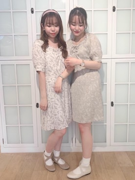 マジェスティックレゴン横浜ジョイナス店スタッフさん(レディース・160cm)の春コーディネート