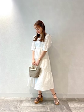 マジェスティックレゴン横浜ジョイナス店スタッフさん（レディース・161cm）の春コーディネート