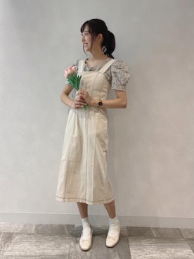 マジェスティックレゴン横浜ジョイナス店スタッフさん(レディース・171cm)の春コーディネート