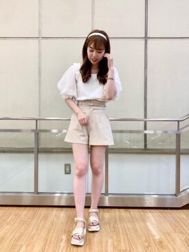 マジェスティックレゴン横浜ジョイナス店スタッフさん（レディース・157cm）の夏コーディネート