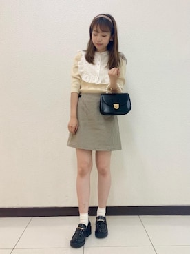 マジェスティックレゴン横浜ジョイナス店スタッフさん（レディース・157cm）の秋コーディネート