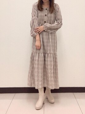 マジェスティックレゴン横浜ジョイナス店スタッフさん(レディース・157cm)の秋コーディネート