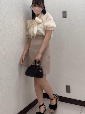 マジェスティックレゴン横浜ジョイナス店スタッフさん(レディース・159cm)の春コーディネート