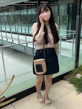 マジェスティックレゴン横浜ジョイナス店スタッフさん(レディース・159cm)の夏コーディネート