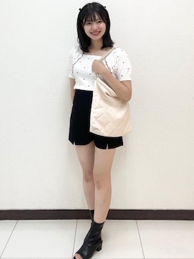 マジェスティックレゴン横浜ジョイナス店スタッフさん(レディース・159cm)の夏コーディネート