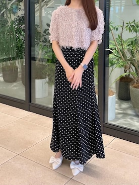 マジェスティックレゴン横浜ジョイナス店スタッフさん（レディース・160cm）の秋コーディネート