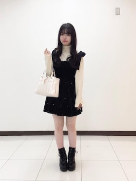 マジェスティックレゴン横浜ジョイナス店スタッフさん(レディース・153cm)の秋コーディネート