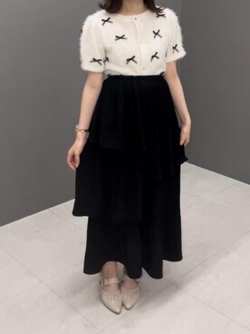 マジェスティックレゴン横浜ジョイナス店スタッフさん（レディース・155cm）の春コーディネート