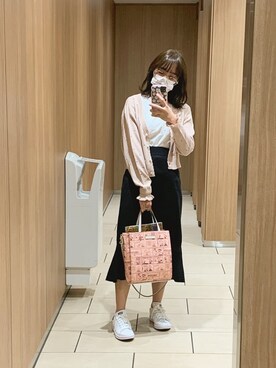 「Samantha Thavasa Petit Choice（サマンサタバサ　プチチョイス）のアイテム（バッグ）」を使った、ミルクセーキさん（レディース・152cm）の春コーディネート