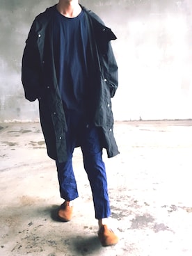 「JOURNAL STANDARD relume（ジャーナルスタンダード　レリューム）のアイテム（その他アウター）」を使った、まさおさん（メンズ・176cm）の夏コーディネート