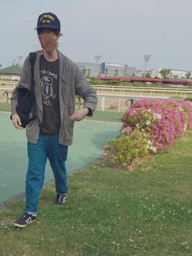 「MAR（メーア）のアイテム」を使った、まさおさん（メンズ・176cm）の春コーディネート