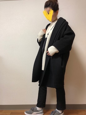 「AP STUDIO（エーピーストゥディオ）のアイテム（ジャケット/アウター）」を使った、まーむちゃんさん（レディース・155cm）の冬コーディネート