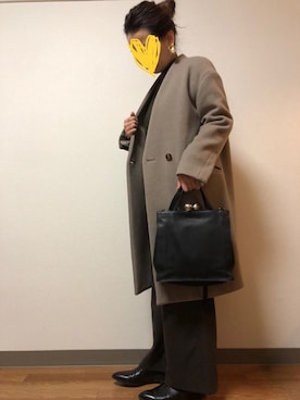 「EIZO（エイゾー）のアイテム」を使った、まーむちゃんさん（レディース・155cm）の冬コーディネート