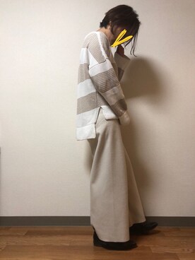 「EIZO（エイゾー）のアイテム」を使った、まーむちゃんさん（レディース・155cm）の冬コーディネート