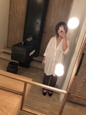 「Dress up everyday（ドレスアップ エブリデイ）のアイテム」を使った、まーむちゃんさん（レディース・155cm）の夏コーディネート