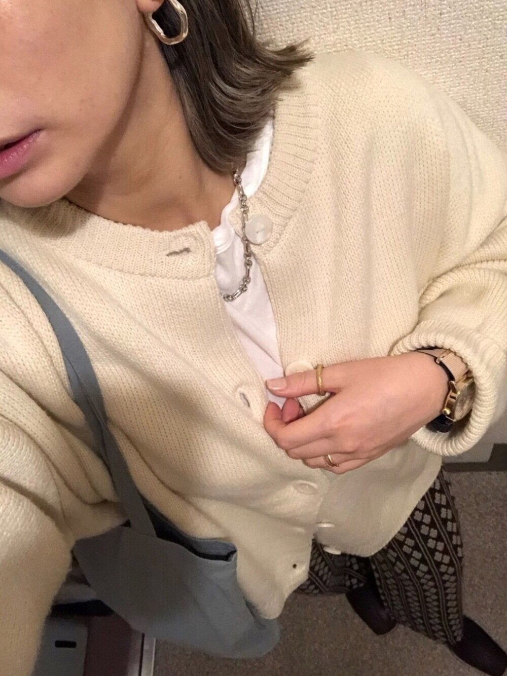 「flen、Na.moda、merci、merci317、オトナカジュアル、冬コーデ、低身長コーデ、低身長、大野智、ナモーダ、ナ.モーダ」｜「📸全体のアイテム（その他、その他）」を使った、まーむちゃんさん（レディース・155cm）の冬コーディネートの1枚目の写真