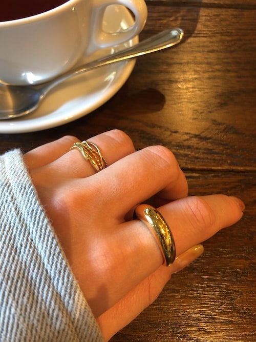 NOIR DE POUPEE（ノワールドプーペ）の「K10 シンプル クロスライン