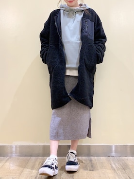 「CAMP7（キャンプセブン）のアイテム（ブルゾン）」を使った、chisan311さん（レディース・155cm）の秋コーディネート