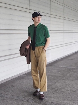 「CONVERSE（コンバース）のアイテム（キャップ）」を使った、Ryoさん（メンズ・173cm）の夏コーディネート