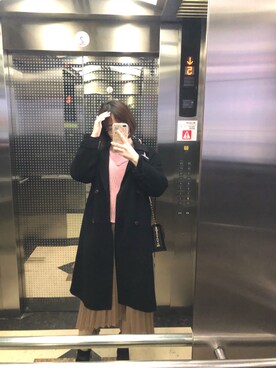 「ONLY（オンリー）のアイテム（ジャケット/アウター）」を使った、芒果是只喵さん（レディース・170cm）の春コーディネート