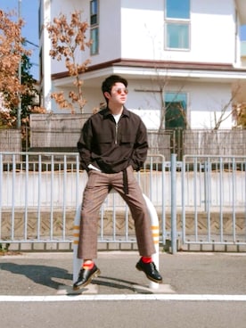 ゆーきんきんさん（メンズ・167cm）の冬コーディネート