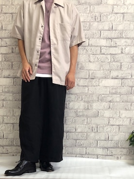 「DIGAWEL（ディガウェル）のアイテム（その他パンツ）」を使った、tetouさん（メンズ・165cm）の春コーディネート