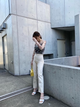 「SPIRALGIRL（スパイラルガール）のアイテム（トップス）」を使った、ayakaさん（レディース・161cm）の春コーディネート