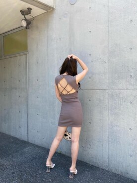 「SPIRALGIRL（スパイラルガール）のアイテム」を使った、ayakaさん（レディース・161cm）の夏コーディネート