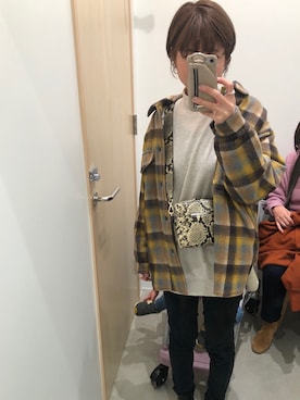 「gallardagalante」｜「アイテム（ブルゾン）」を使った、𝙰 𝚈 𝚄 𝙼 𝙸さん（レディース・160cm）の冬コーディネート