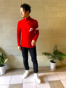 「UU（ユニクロ　アンダーカバー）のアイテム」を使った、somuchanさん（メンズ・171cm）の春コーディネート