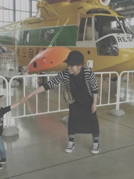 「SEVENDAYS=SUNDAY（セブンデイズサンデイ）のアイテム（キャップ）」を使った、nuikoさん（レディース・155cm）の春コーディネート