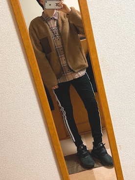 「jiggys shop（ジギーズショップ）のアイテム」を使った、KEI さん（メンズ・174cm・20代）の冬コーディネート