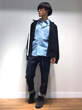 「GLOBAL WORK（グローバルワーク）のアイテム（その他アウター）」を使った、 GLOBAL WORK kantaさん（メンズ・170cm）の冬コーディネート