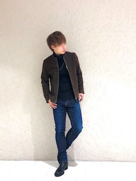 「GOSTAR DE FUGA（ゴスタール ジフーガ）のアイテム（ジャケット/アウター）」を使った、masato nakaiさん（メンズ・175cm）の秋コーディネート