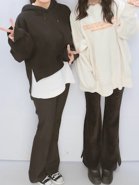 まつもこ🐧さん（レディース・157cm）の冬コーディネート